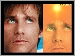 Jim Carrey, ciemne oczy